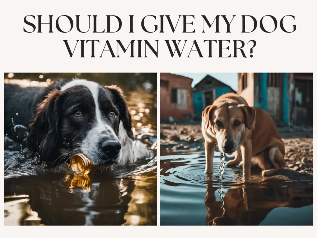 can dogs drink vitamin water