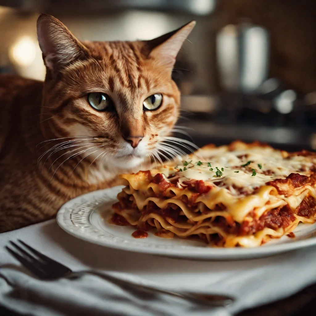 Can cats eat lasagna?